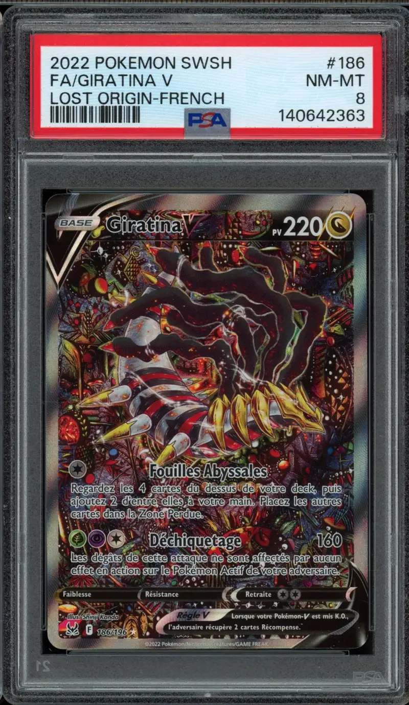 PSA 8 Giratina V