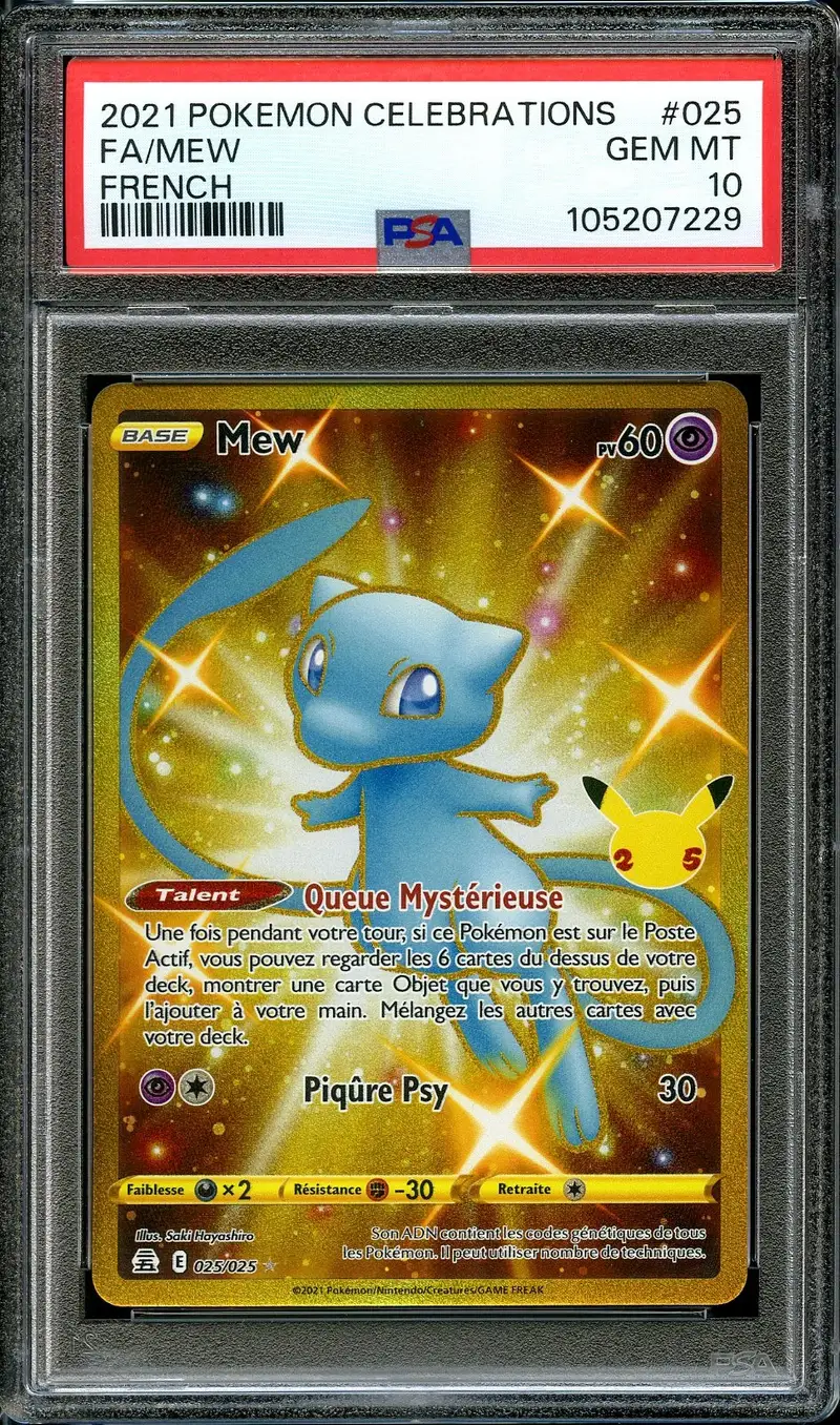 PSA 10 Mew Gold