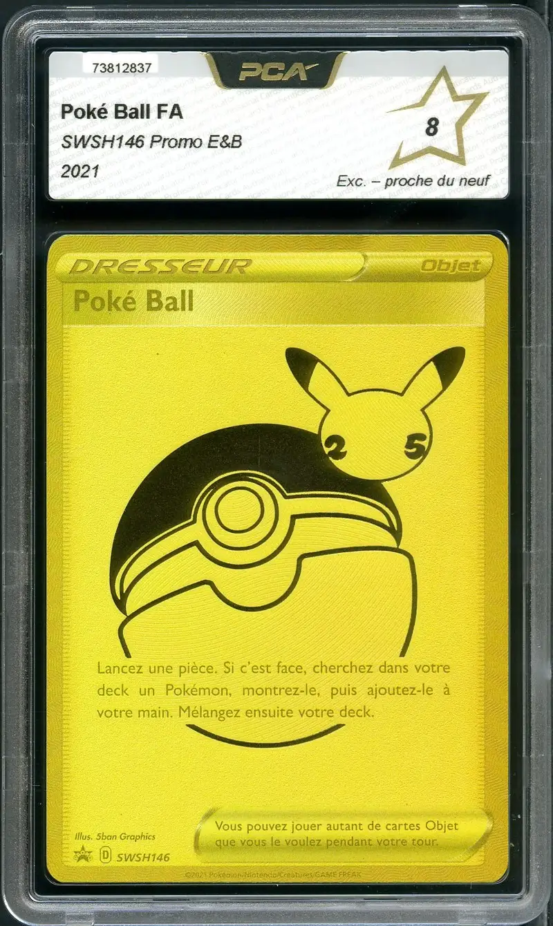 PCA 8 Poké Ball Gold