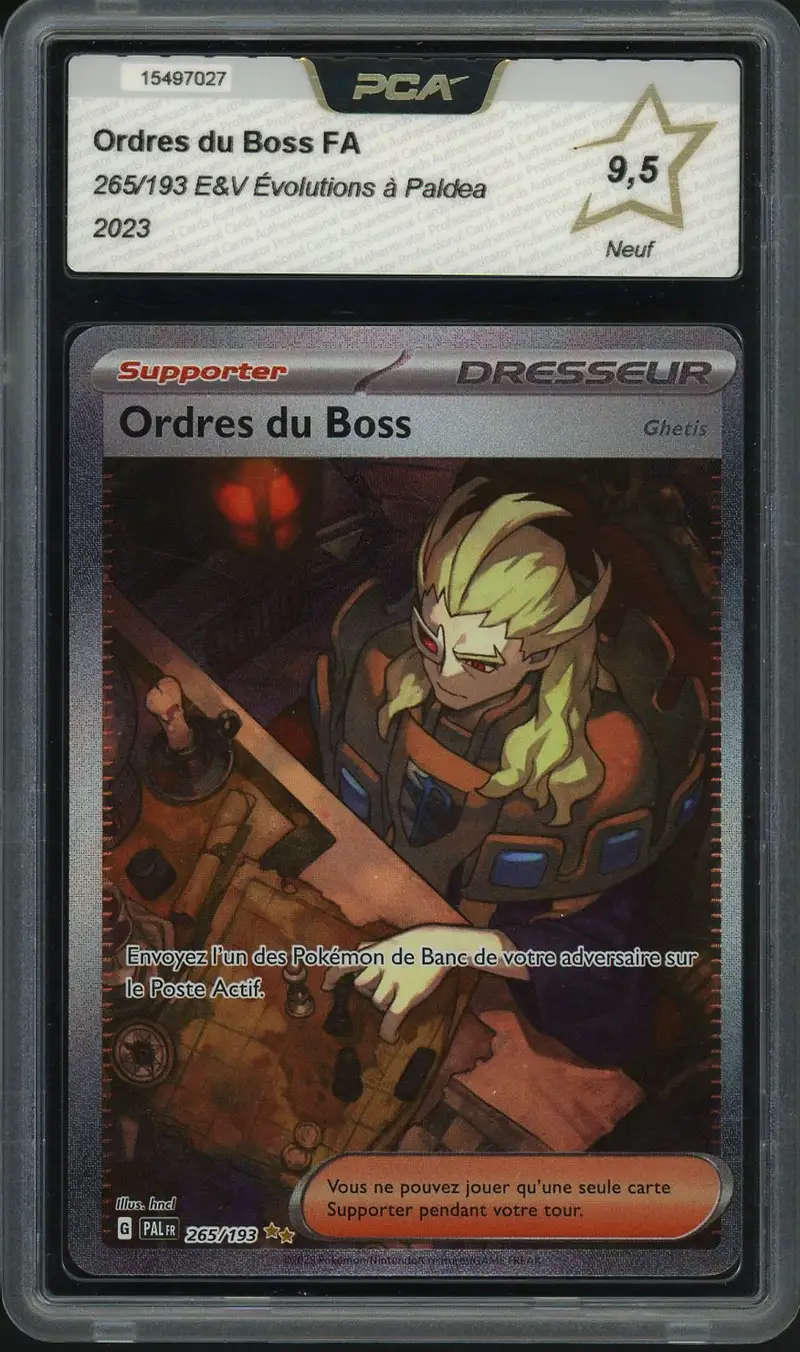 PCA 9.5 Ordres du Boss