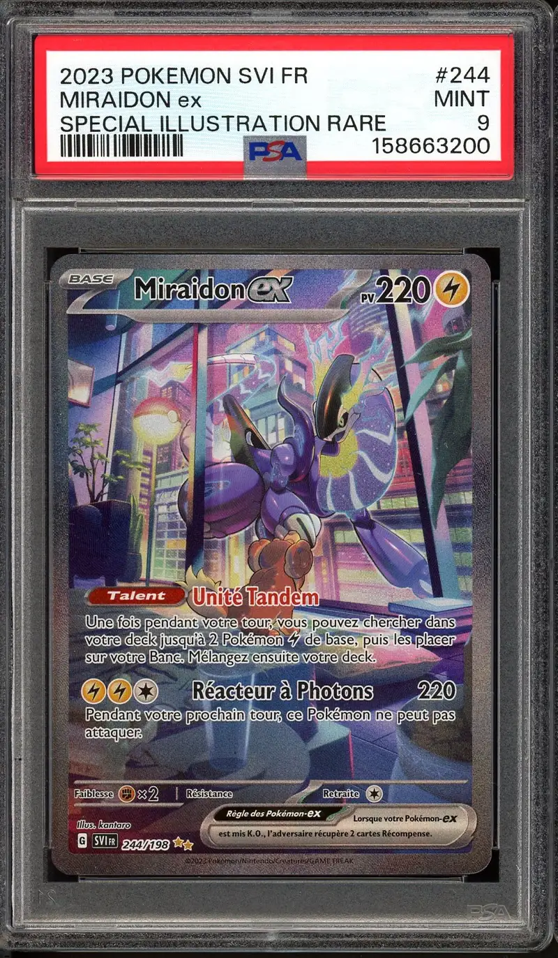 PSA 9 Miraidon Ex