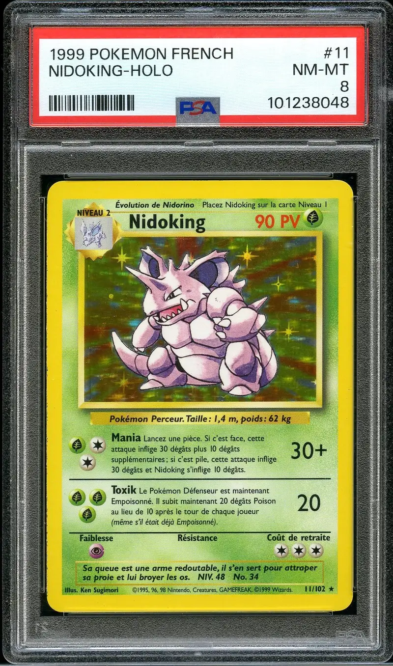 PSA 8 Nidoking Holo