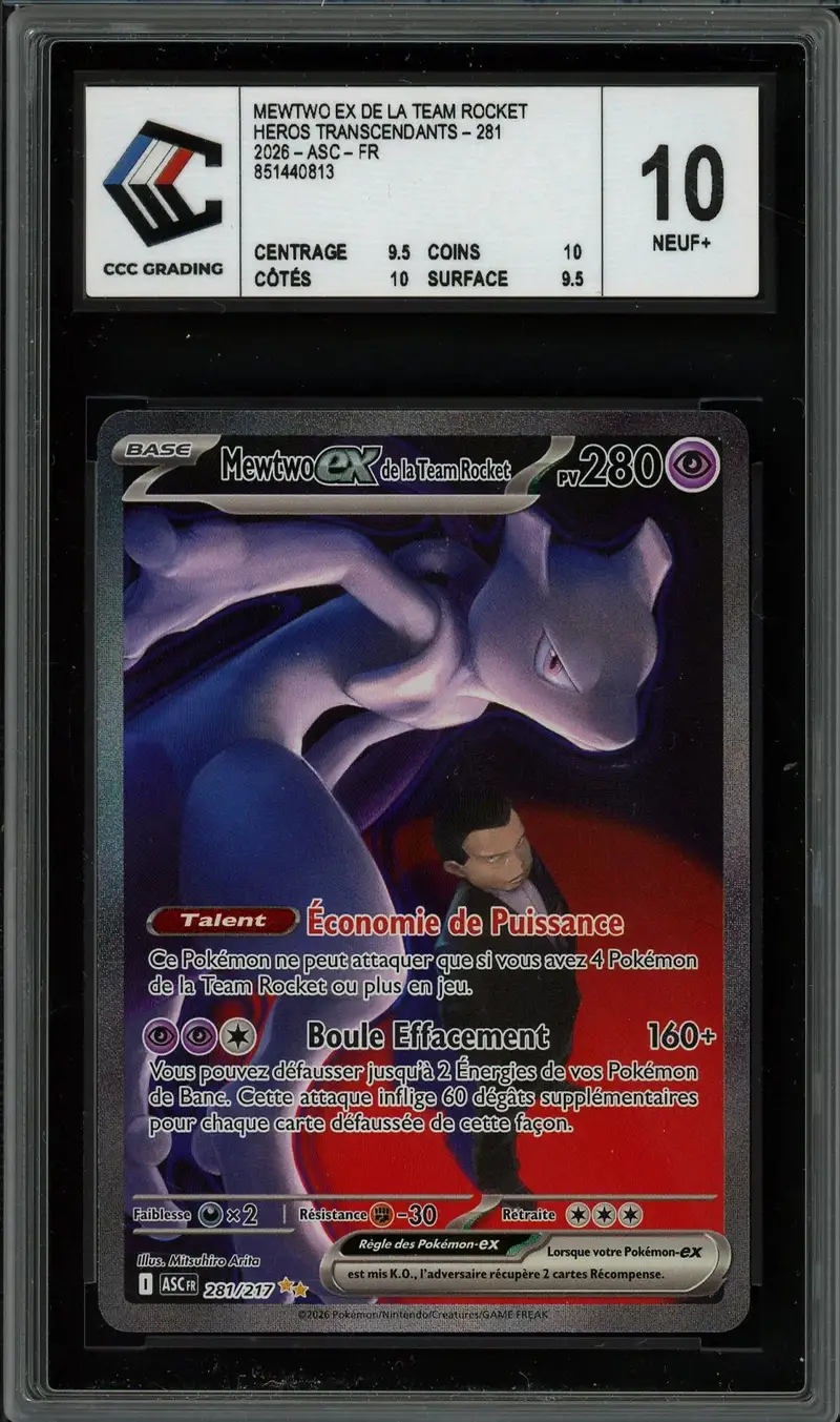 CCC 10 Mewtwo Ex de la Team Rocket