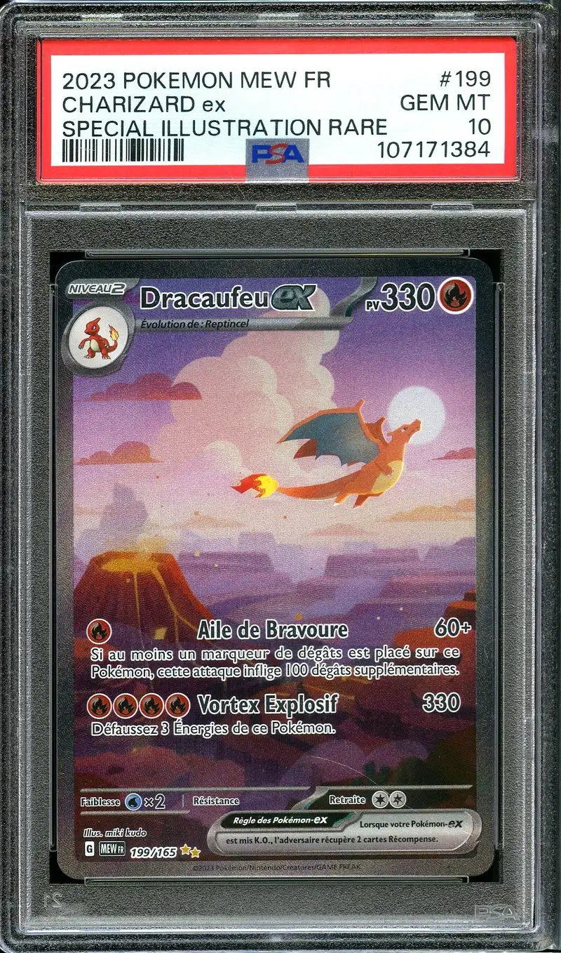 PSA 10 Dracaufeu Ex
