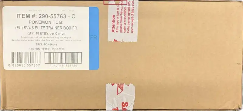 Case ETB EV4.5 Destinées de Paldea