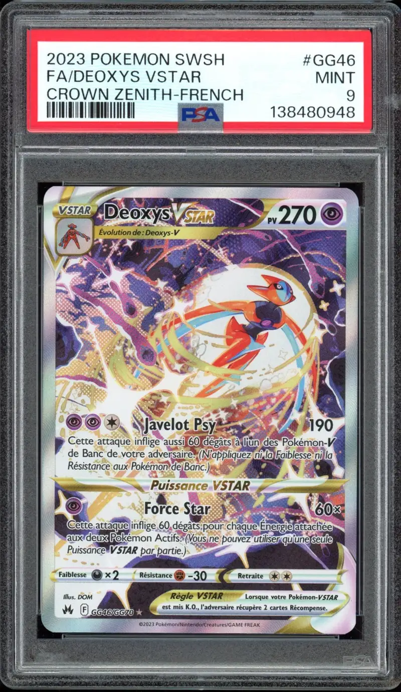 PSA 9 Deoxys VStar