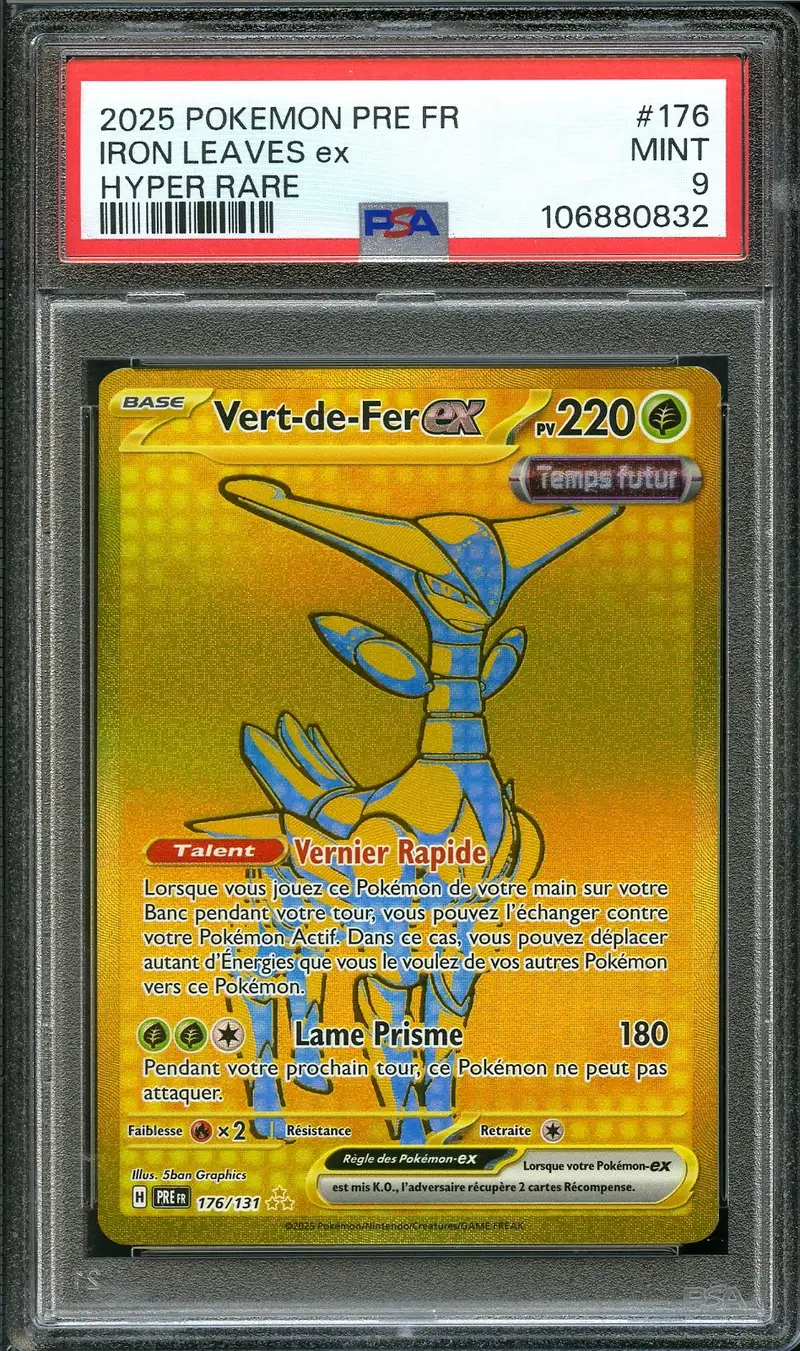 PSA 9 Vert-de-Fer Ex Gold