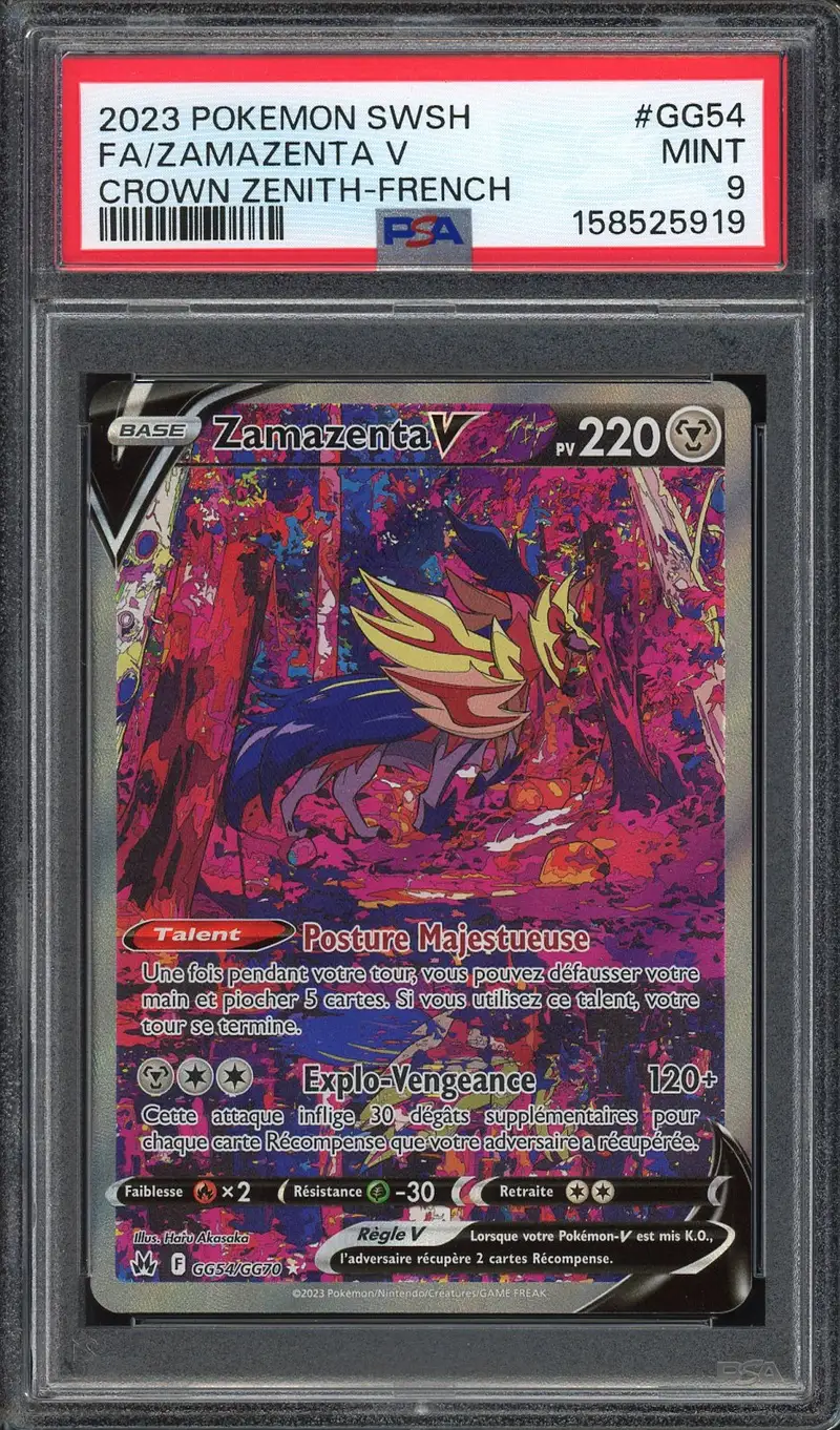 PSA 9 Zamazenta V