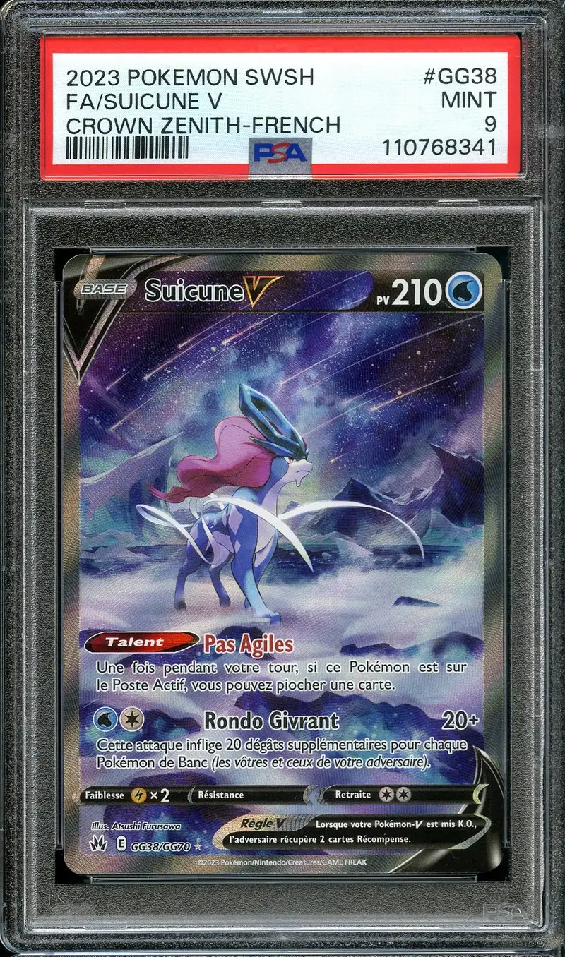 PSA 9 Suicune V