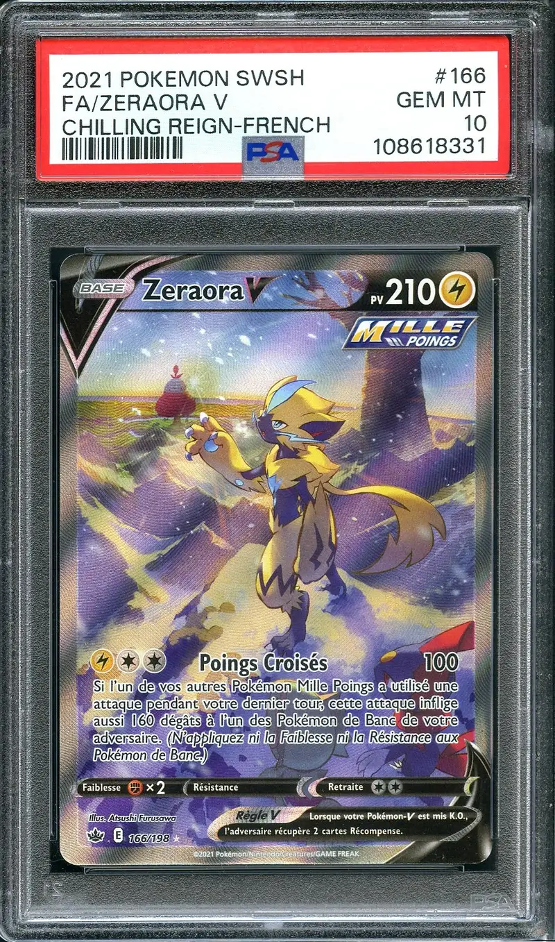 PSA 10 Zeraora V