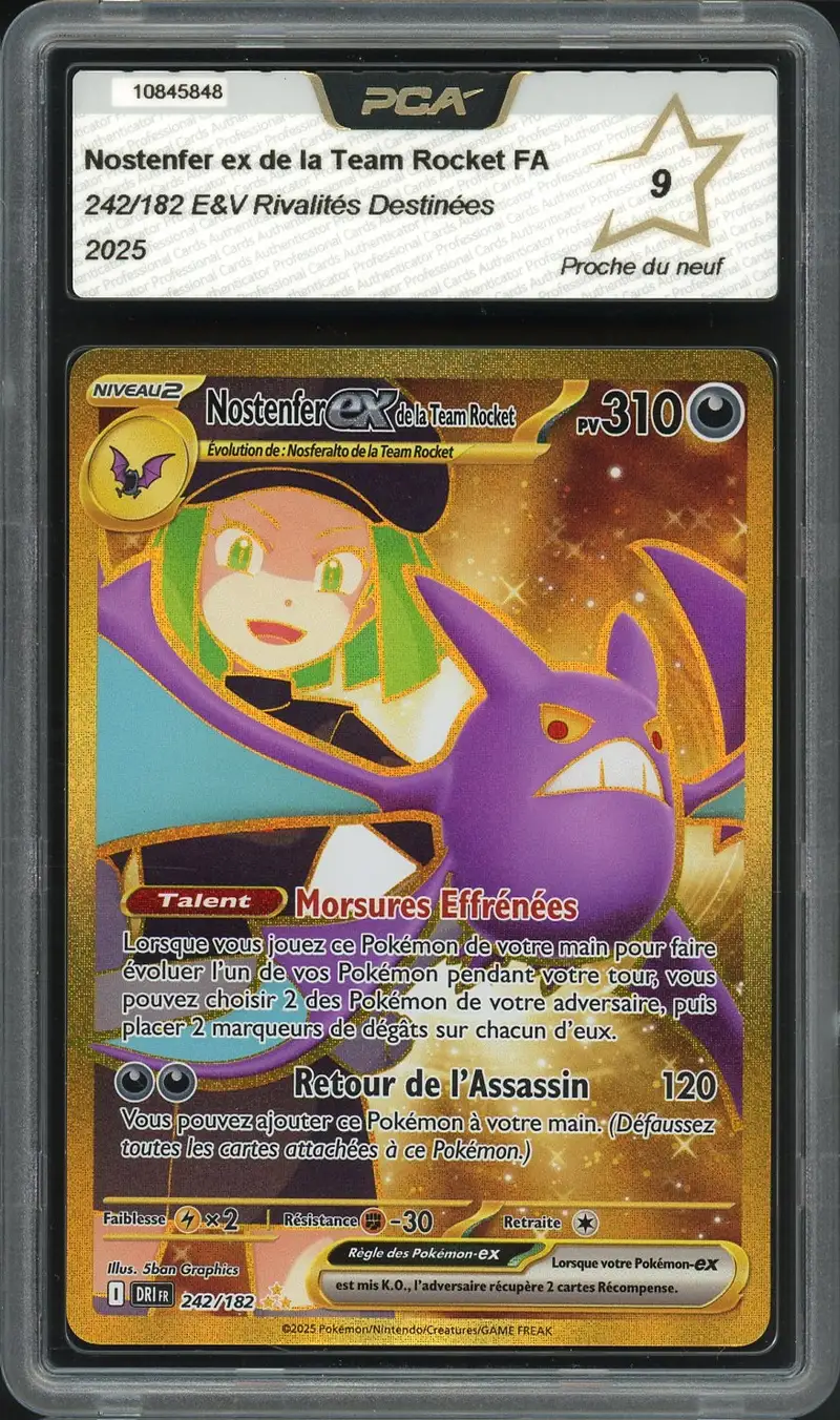 PCA 9 Nostenfer Ex de la Team Rocket Gold