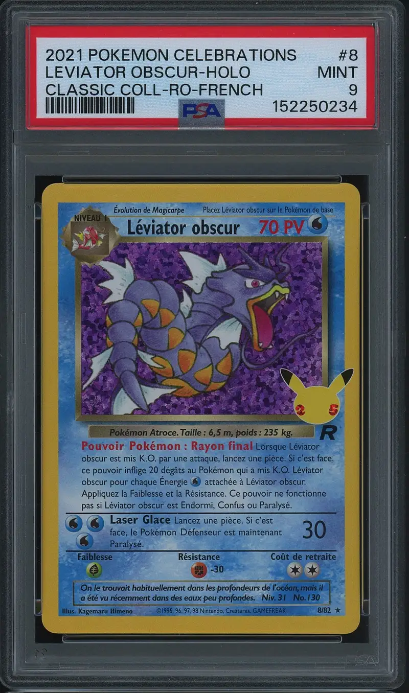 PSA 9 Léviator Obscur Holo