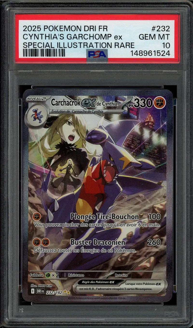 PSA 10 Carchacrok Ex de Cynthia
