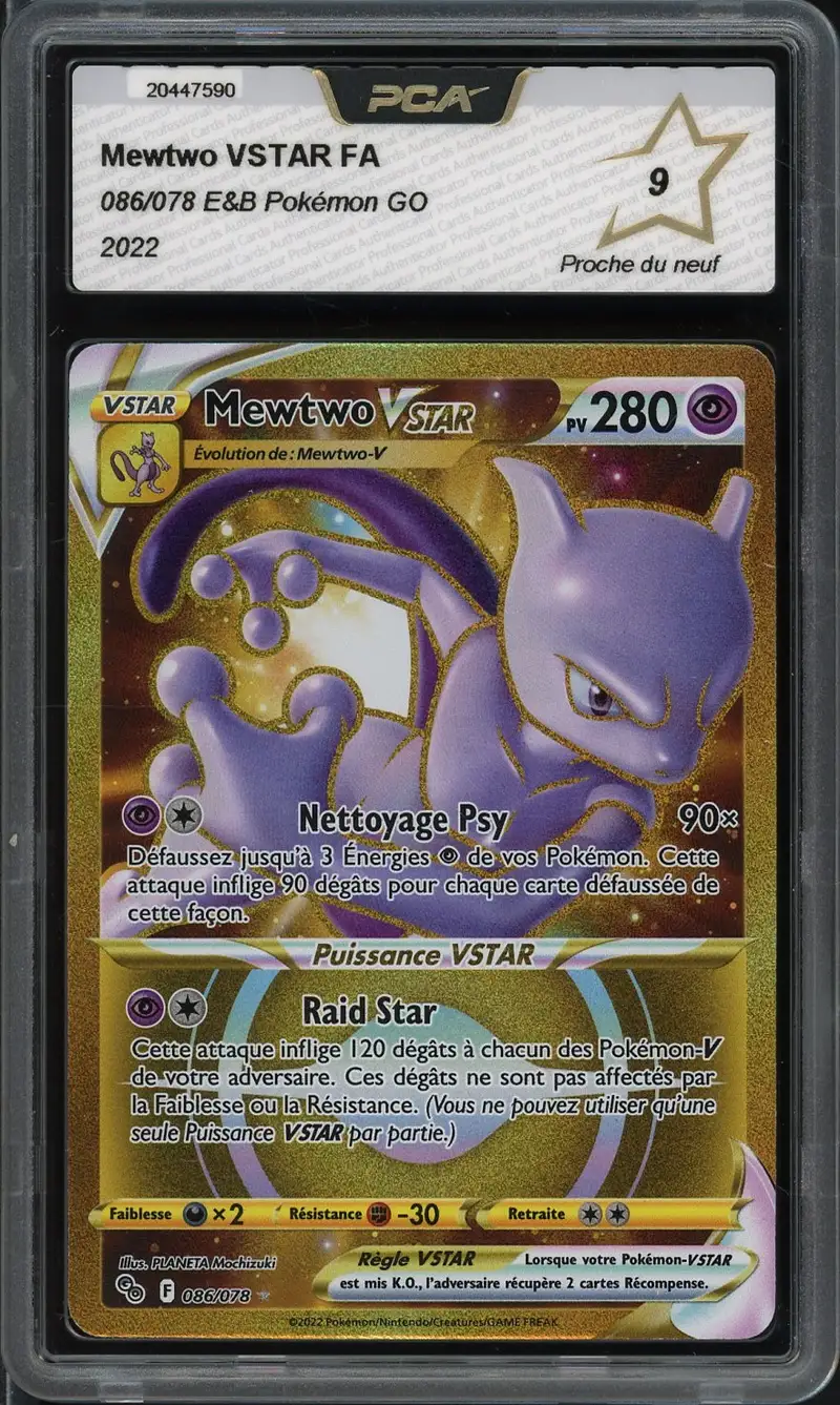 PCA 9 Mewtwo VStar Gold