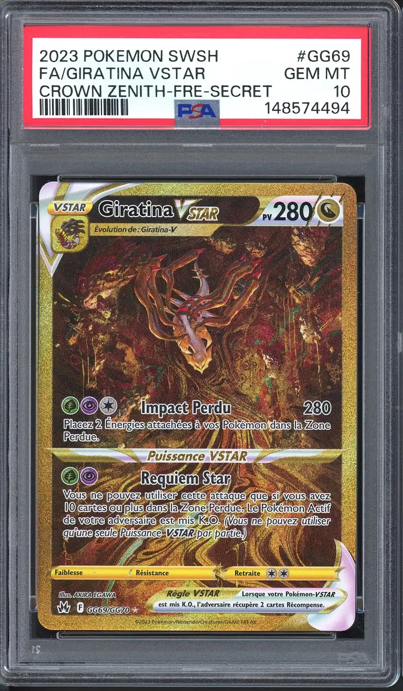 PSA 10 Giratina VStar Gold