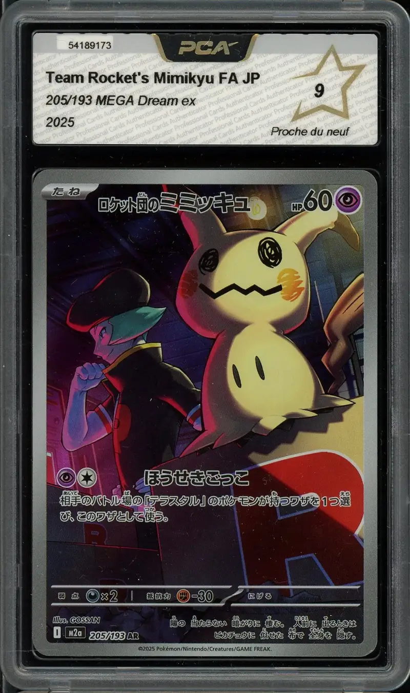 PSA 10 Team Rocket's Mimikyu