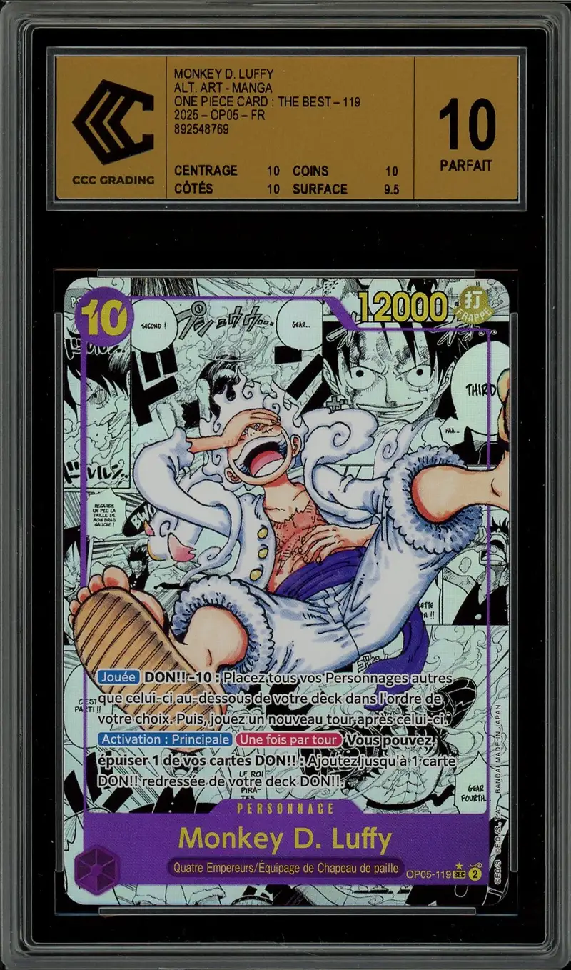 PSA 10 Monkey D. Luffy