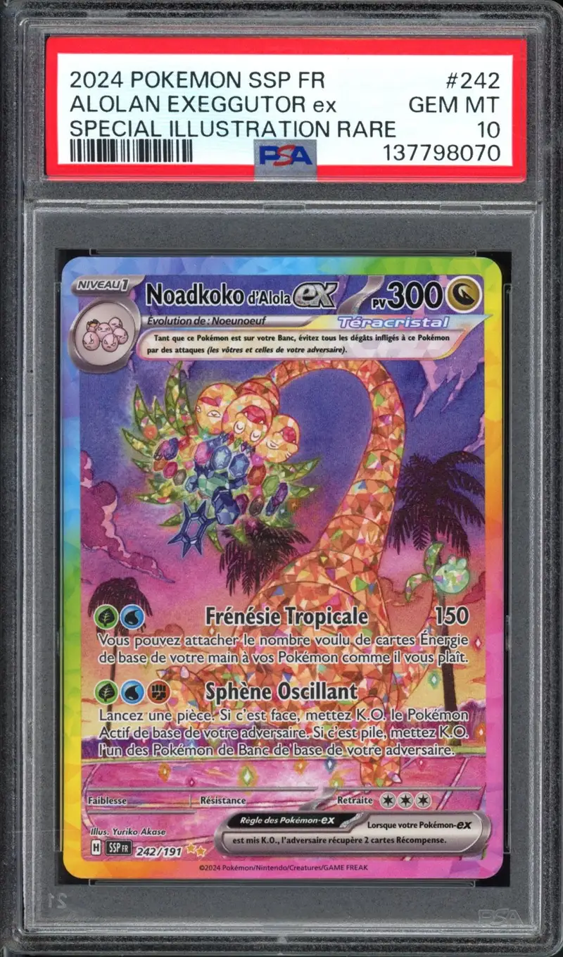 PSA 10 Noadkoko d'Alola Ex