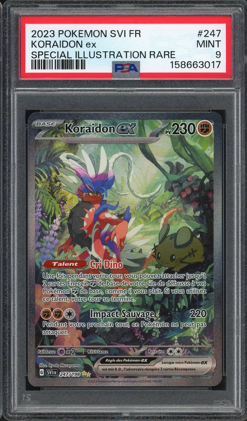 PSA 9 Koraidon Ex