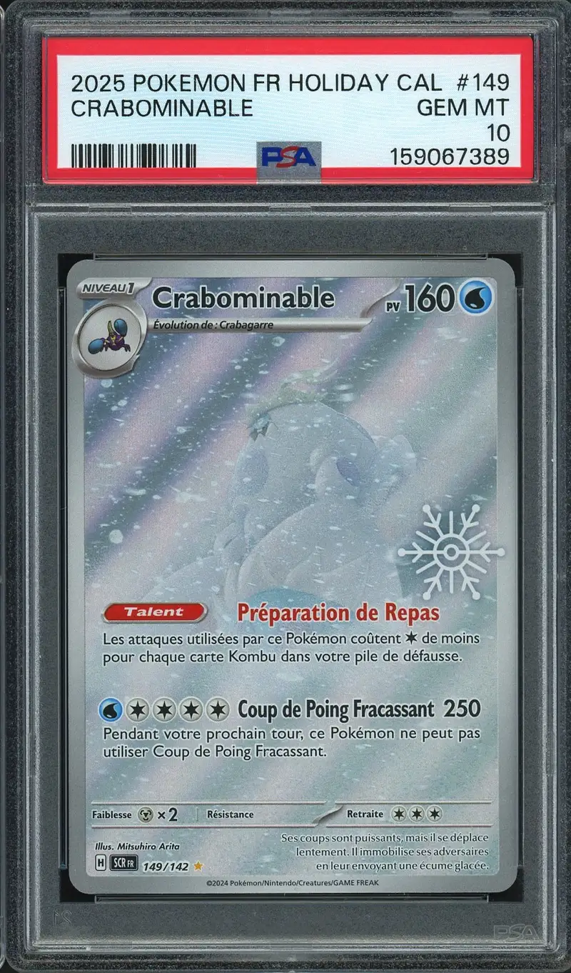 PSA 10 Crabominable Stamp