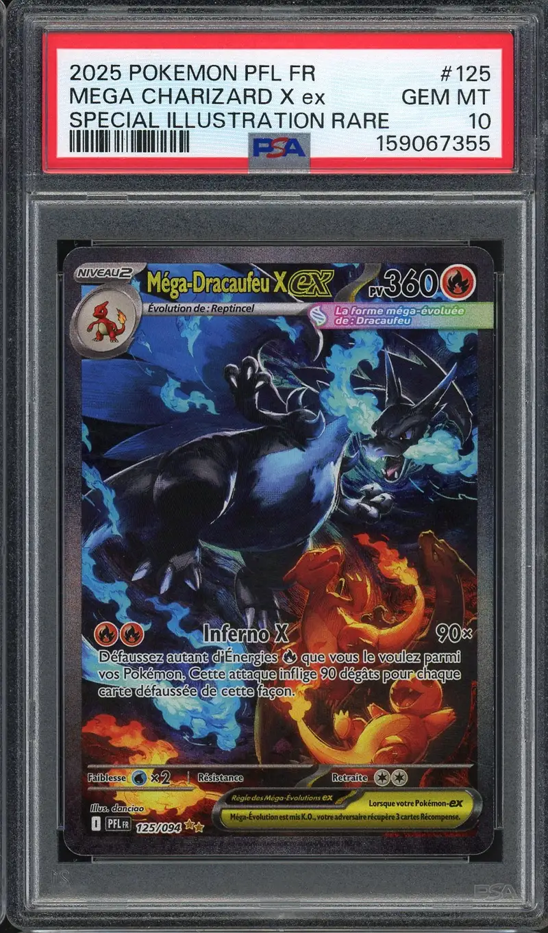 PSA 10 Méga-Dracaufeu X Ex