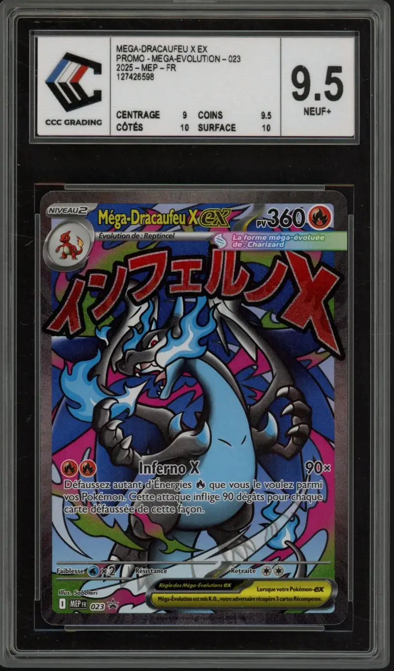 CCC 9.5 Méga Dracaufeu X Ex