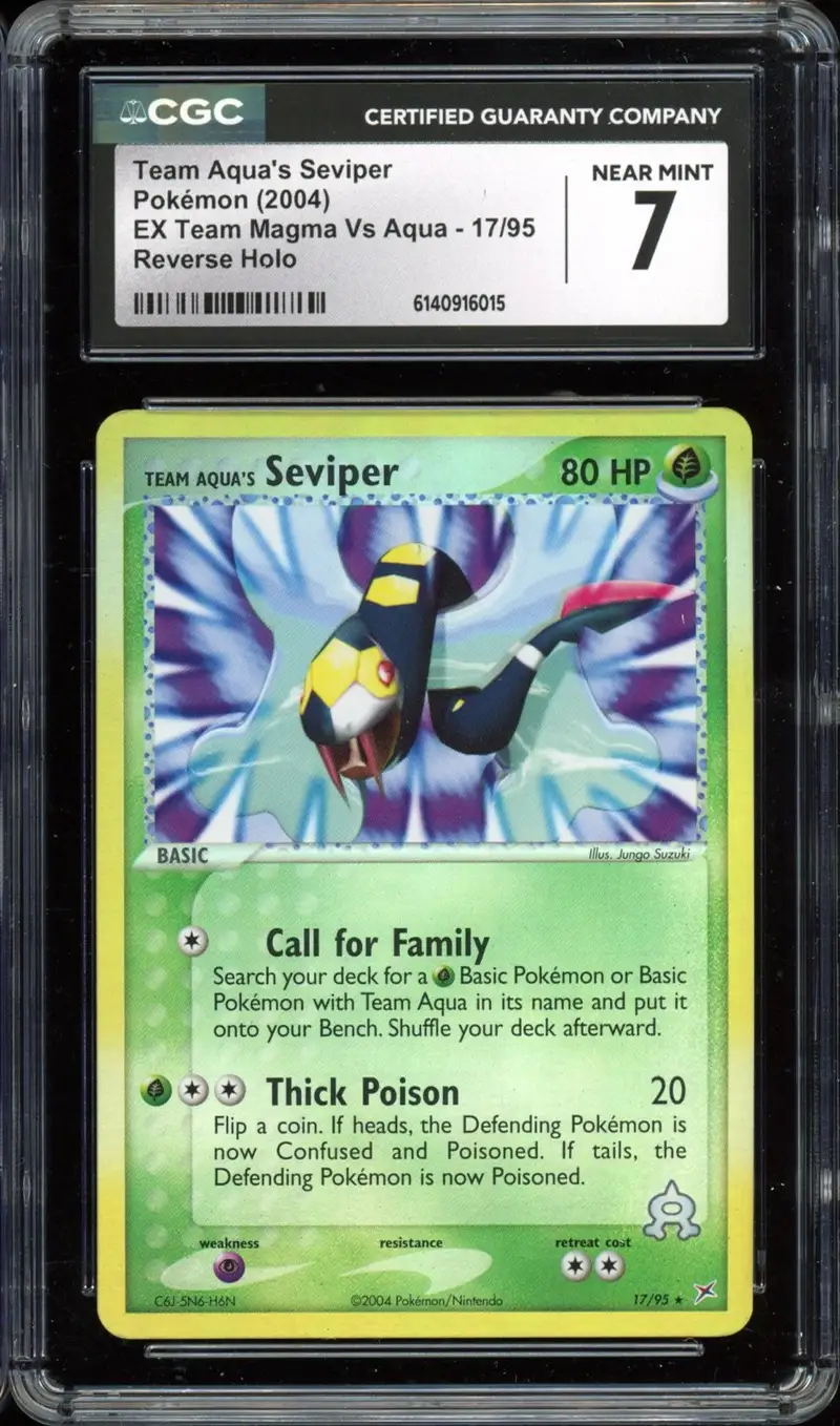 CGC 7 Team Aqua's Seviper Reverse