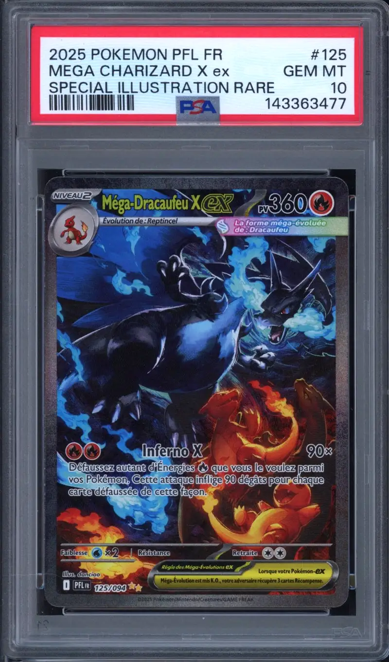 PSA 9 Mega Charizard Ex