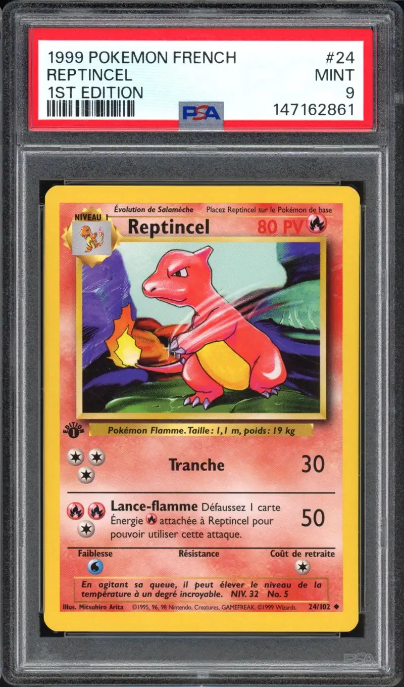 PSA 9 Reptincel