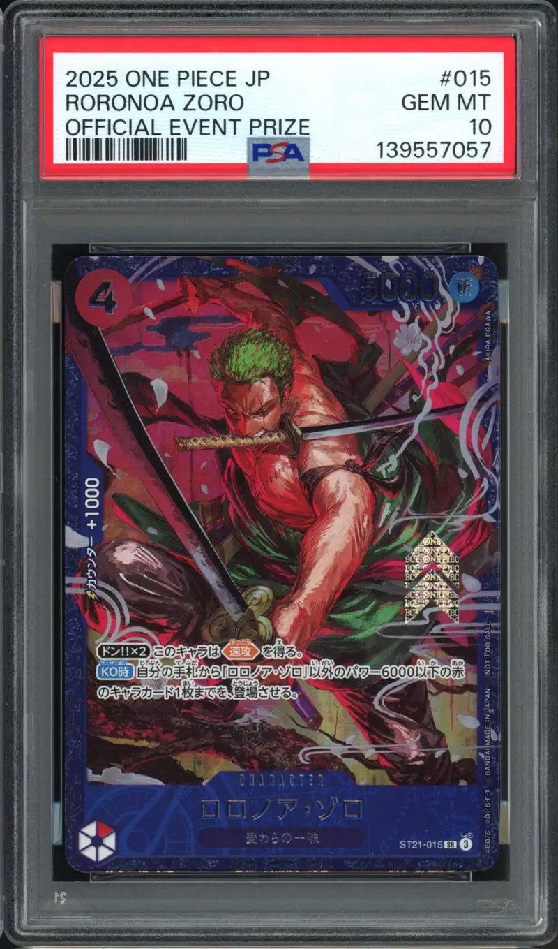 PSA 10 Roronoa Zoro
