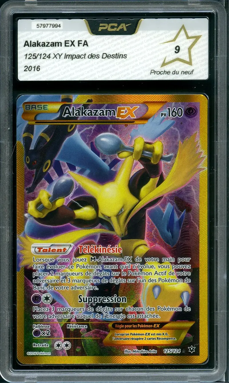 PCA 9 Alakazam Ex Gold