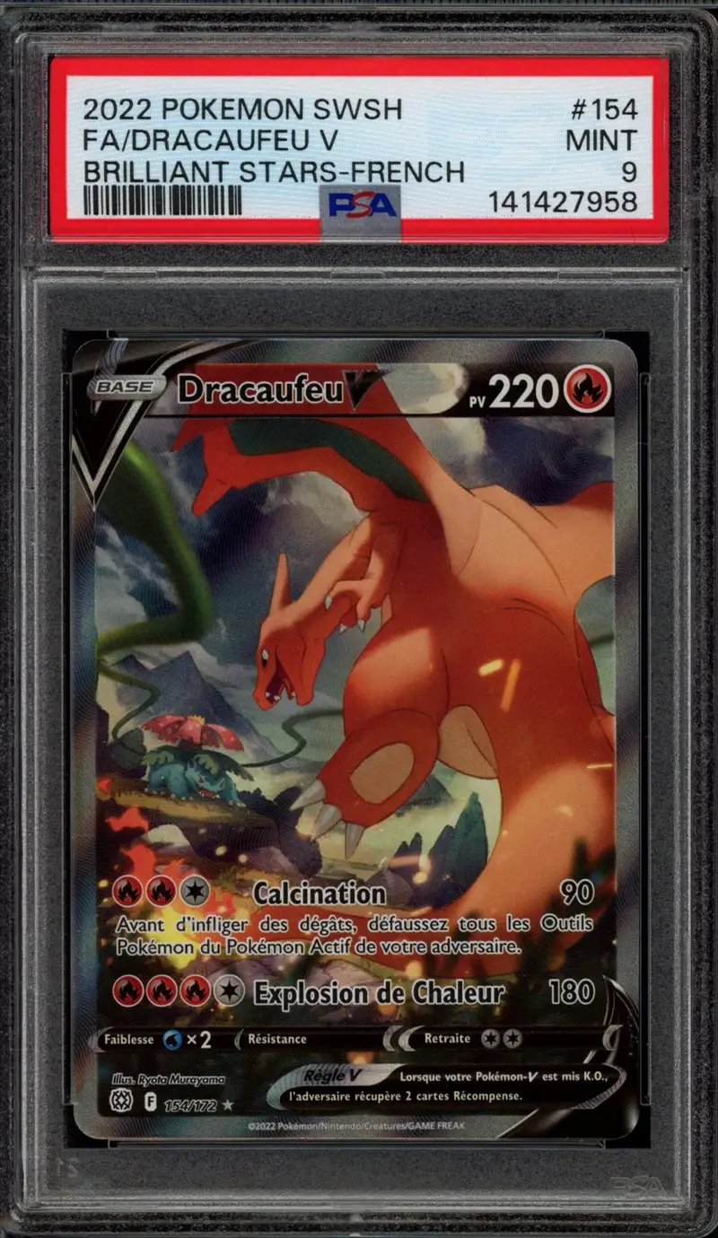 PSA 9 Dracaufeu V
