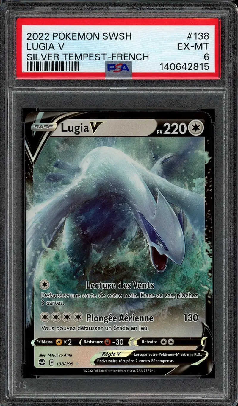 PSA 6 Lugia V
