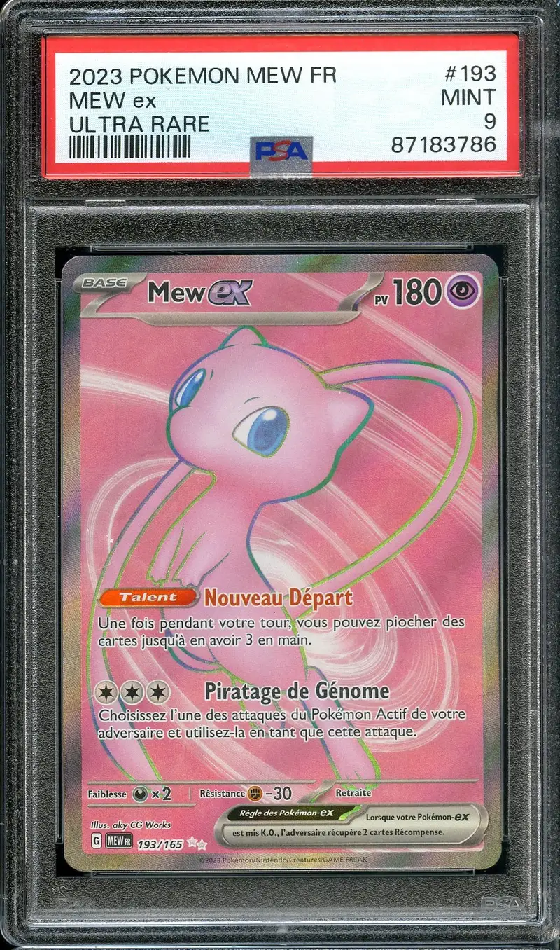 PSA 9 Mew Ex