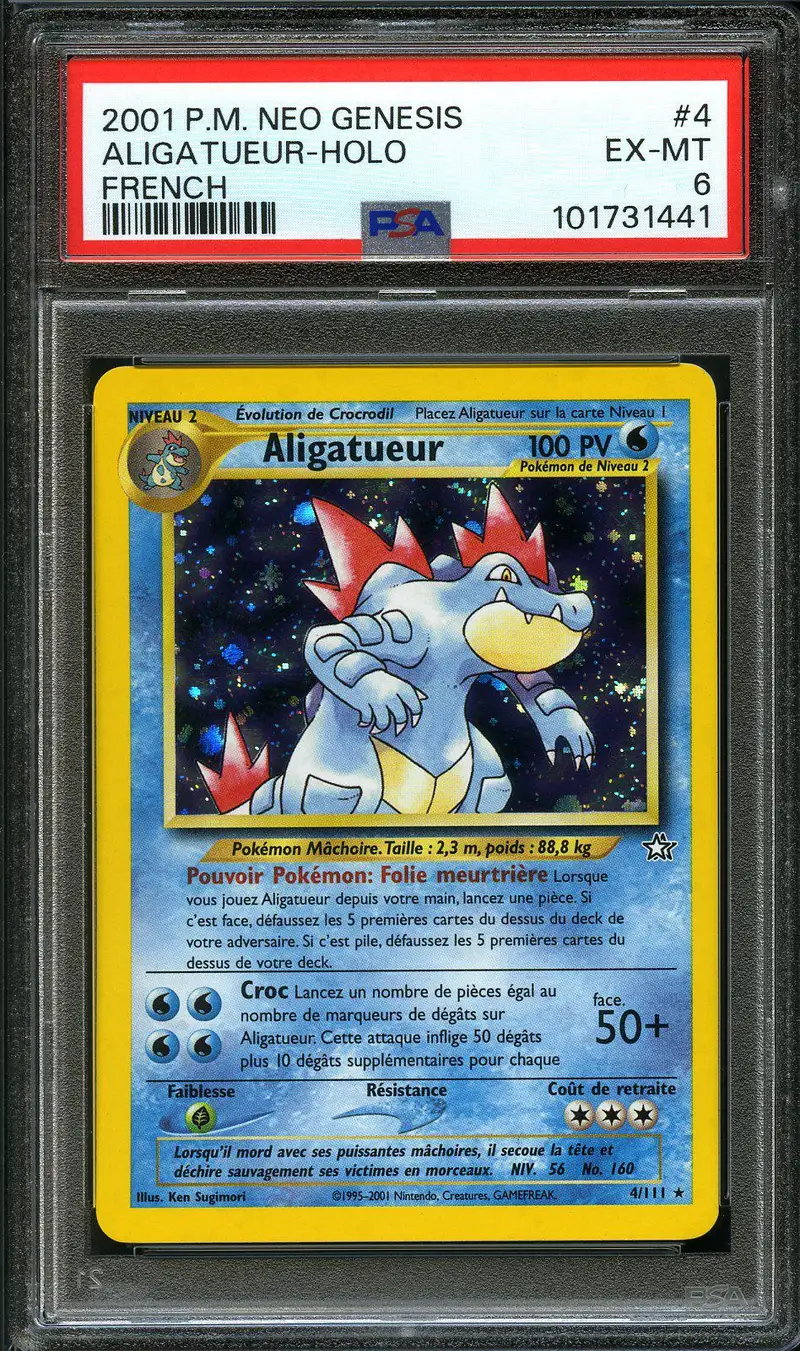 PSA 6 Aligatueur Holo