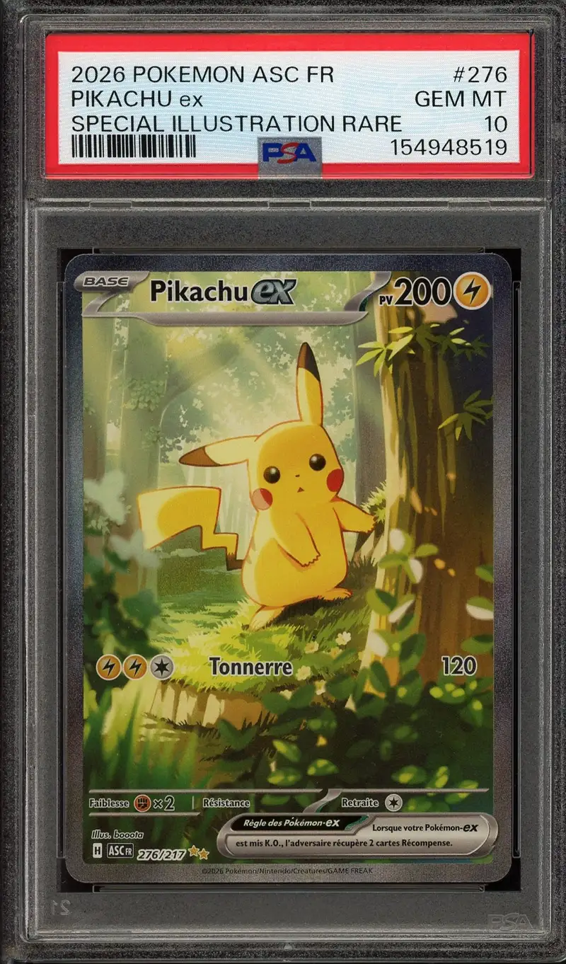 PSA 10 Pikachu Ex