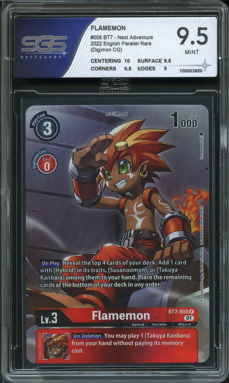 SGS 9.5 Flamemon Parallel Rare