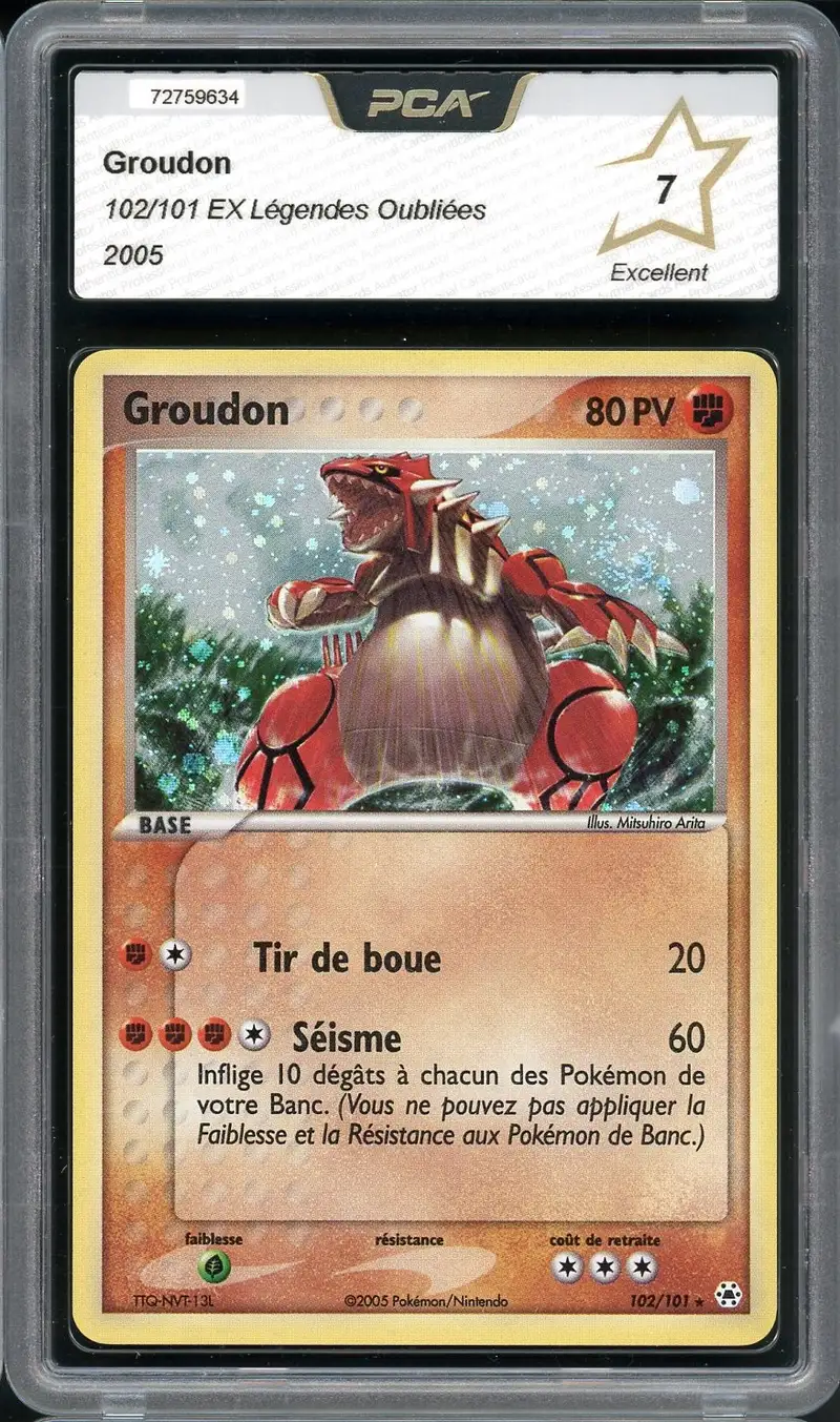 PCA 7 Groudon Holo