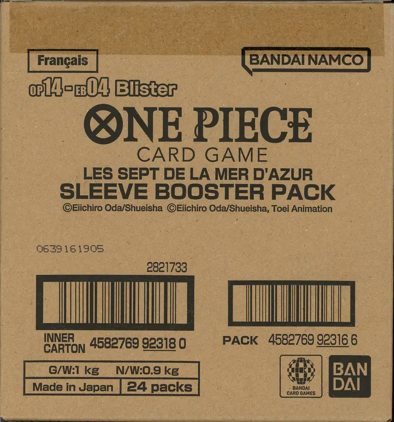 Case Boosters Blisters OP14-EB04 Les Sept de la Mer d'Azur