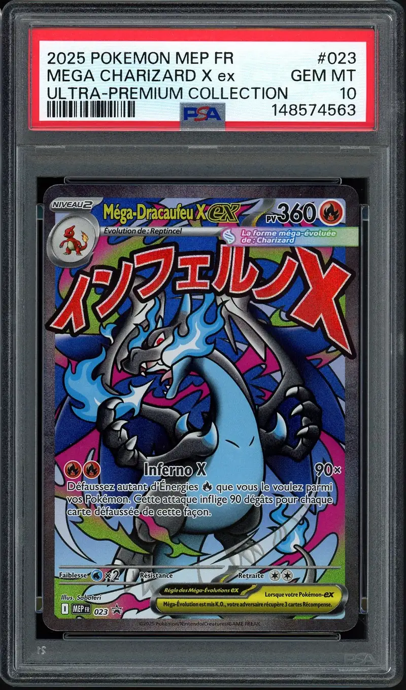 PSA 10 Méga-Dracaufeu X Ex
