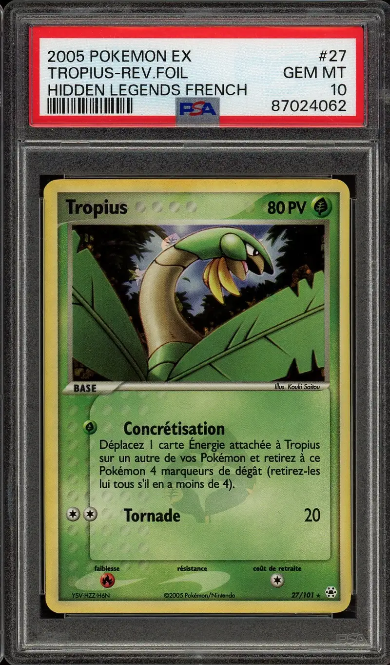 PSA 10 Tropius Reverse