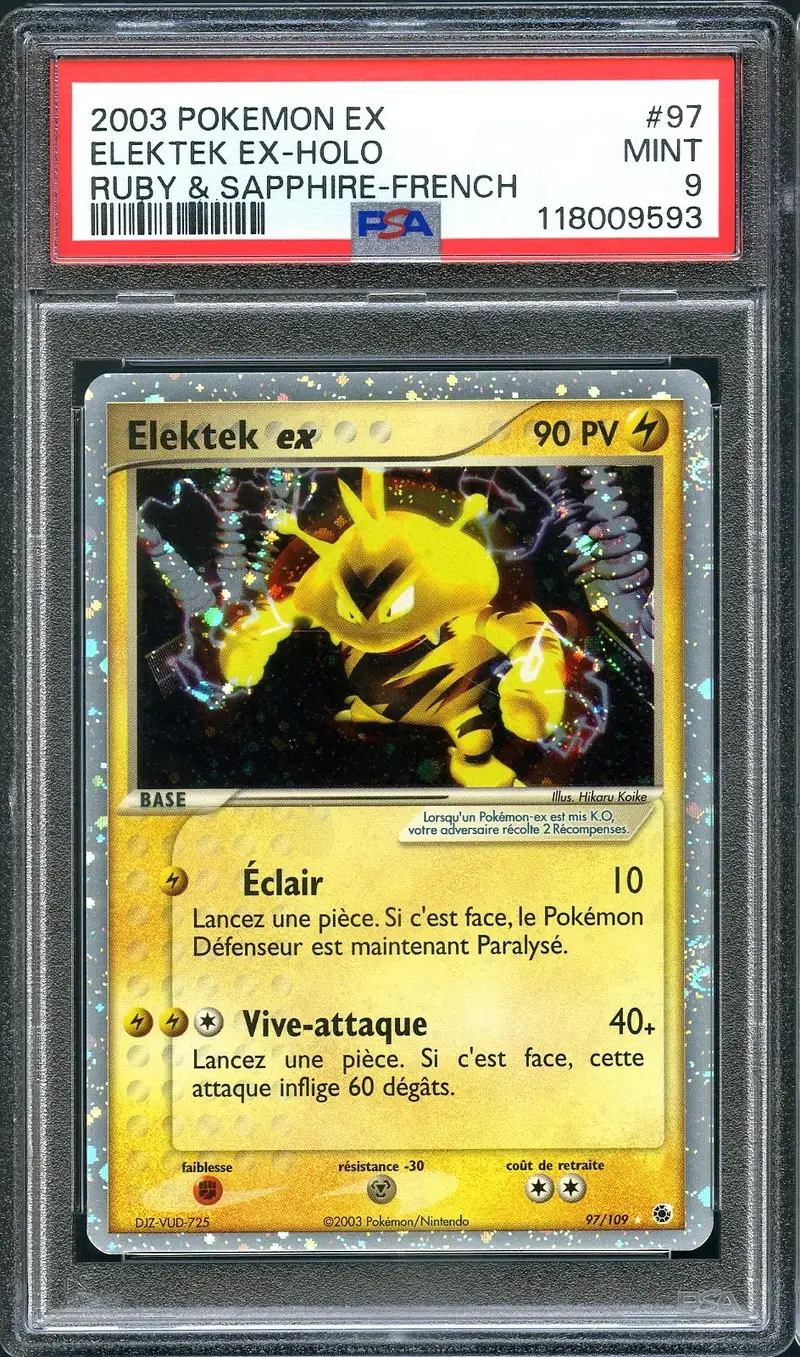 PSA 9 Elektek Ex