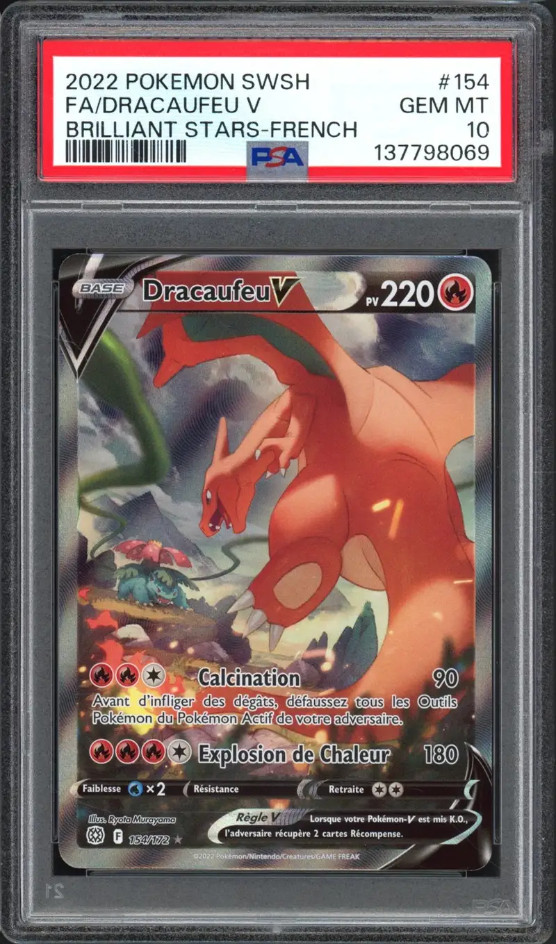 PSA 10 Dracaufeu V