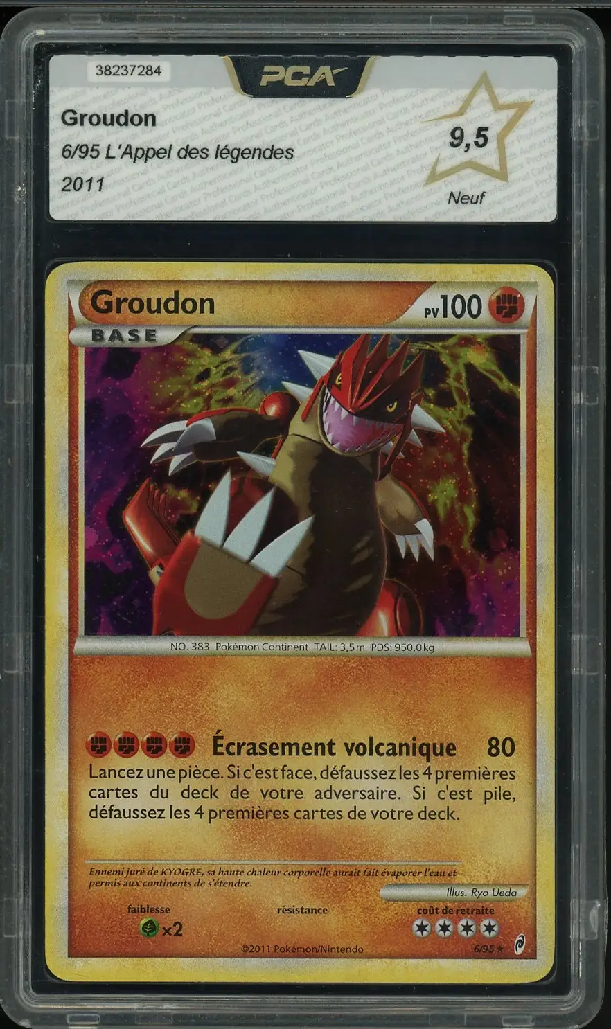 PCA 9.5 Groudon Holo