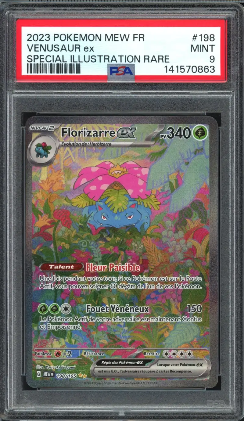 PSA 9 Florizarre Ex