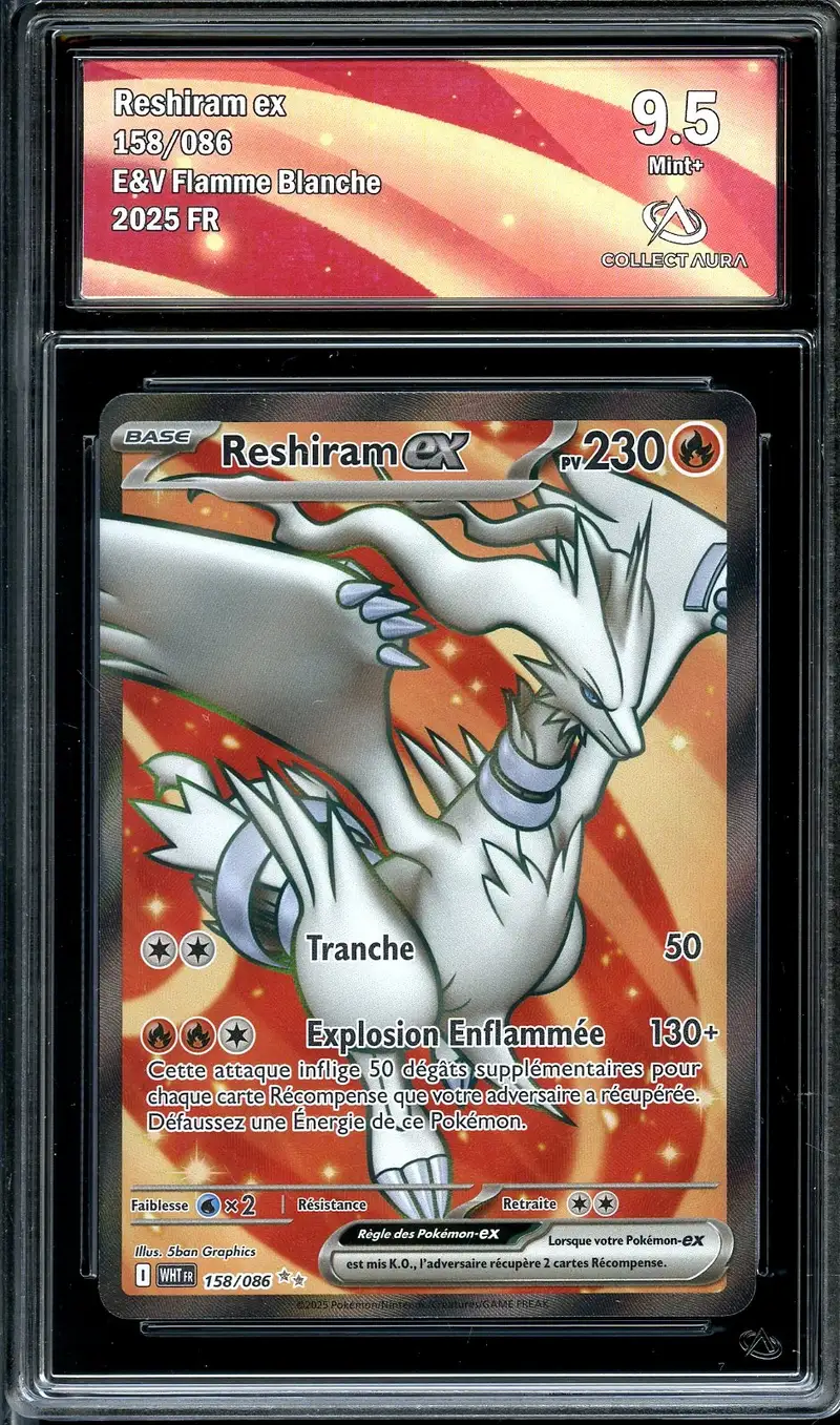 CA 9.5 Reshiram Ex