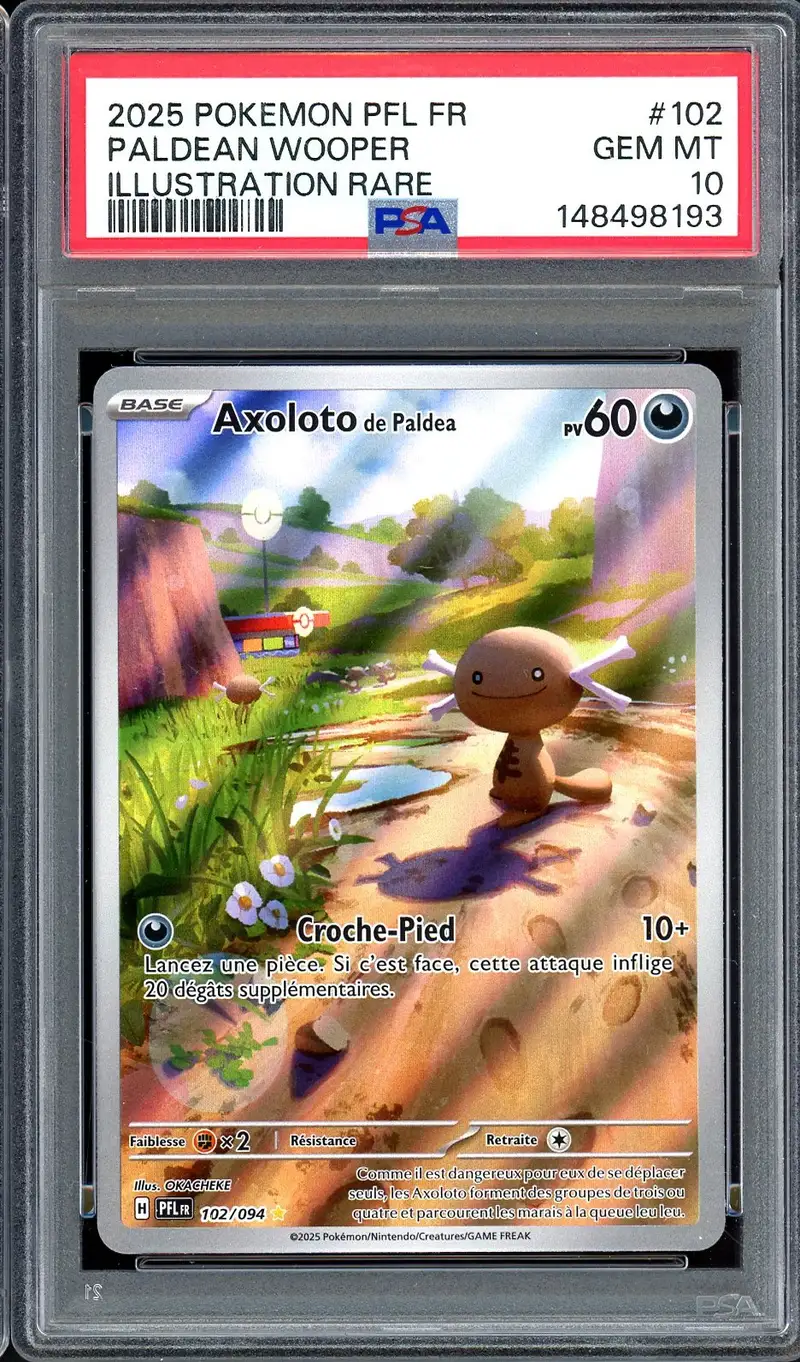 PSA 10 Axoloto de Paldéa