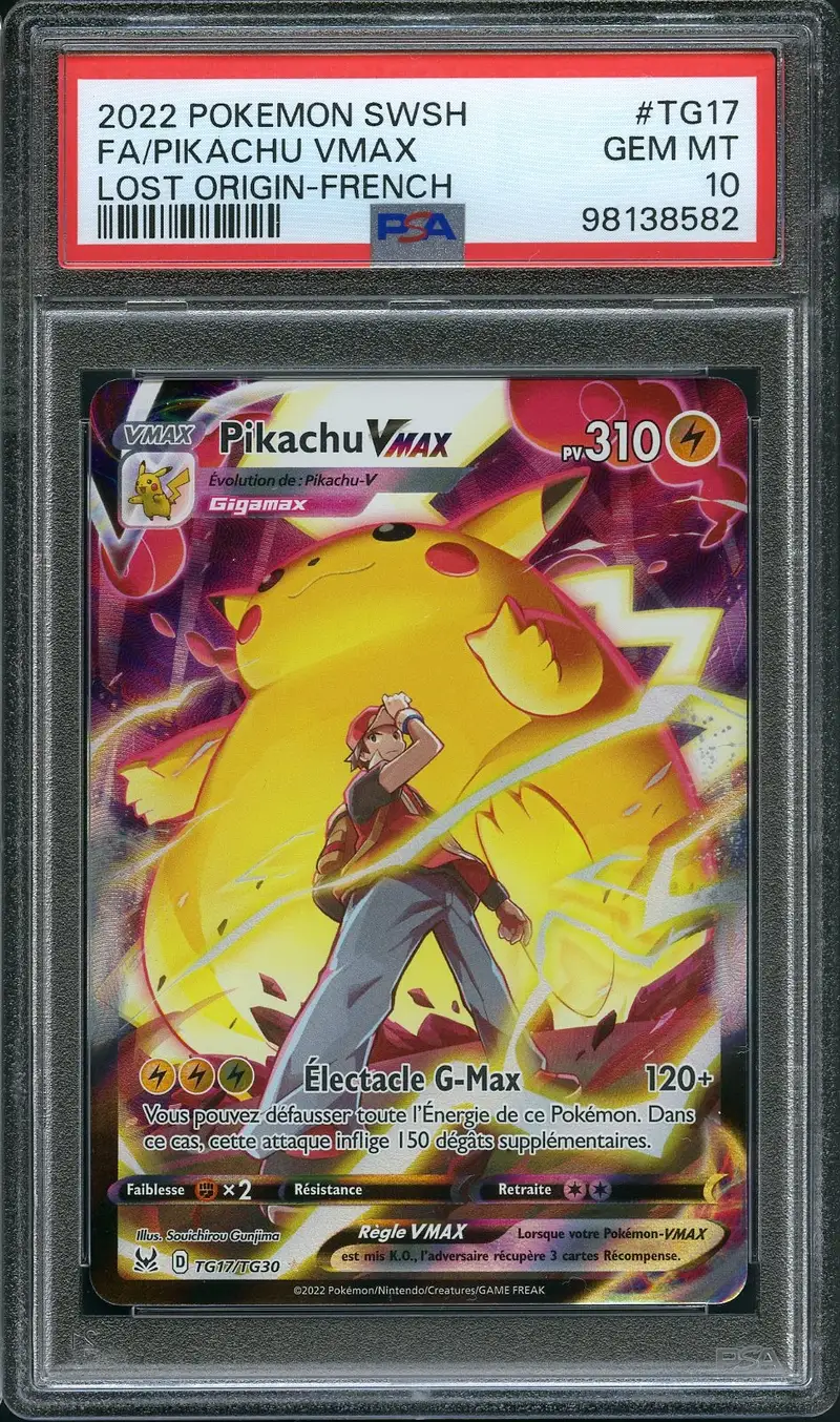 PSA 10 Pikachu VMax
