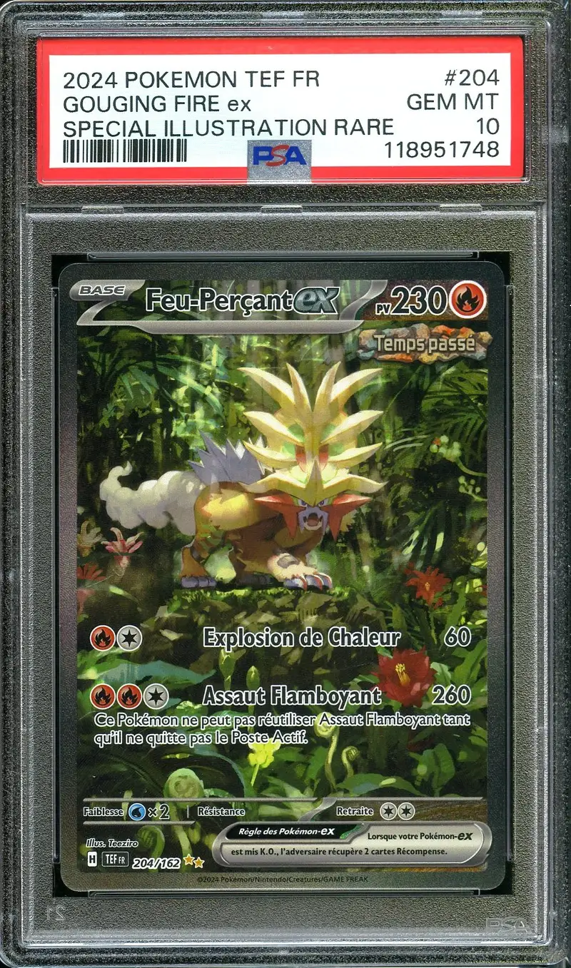 PSA 10 Feu-Perçant Ex