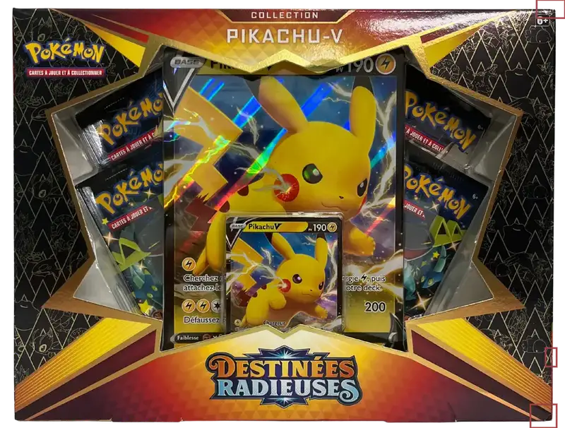 Coffret EB4.5 Destinées Radieuses Pikachu V